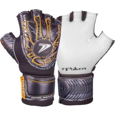 Imagem de Luva Goleiro Futsal Masculino Adulto Profissional Hug Flex 4 Poker 010