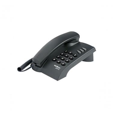 Imagem de Telefone com Fio Intelbras Pleno 4080051 Mesa Ou Parede com Flash Rediscar e Mudo Preto 1 Unidade