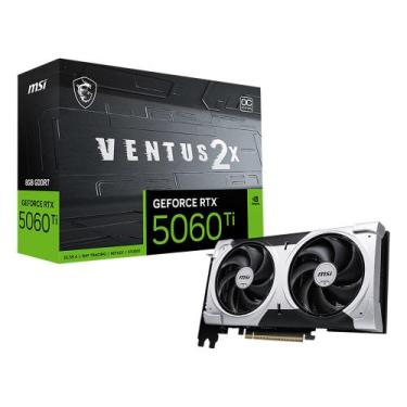Imagem de Placa de Vídeo MSI GeForce RTX 5060 TI Ventus 2X OC Plus 8GB GDDR7 128