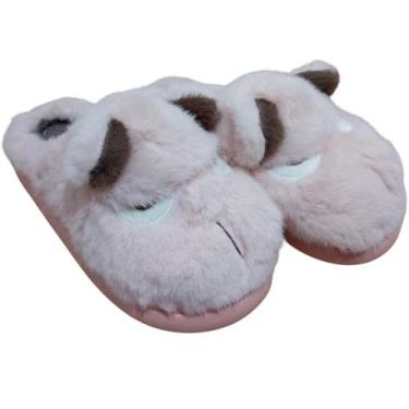 Imagem de Pantufa Chinelo De Quarto Cachorro REF. PTF06167 - NOVA RIO, Rosa, 36/