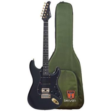 Imagem de Guitarra Benson Stratocaster Brave Nine Black Satin C/ Bag, UNICA, U