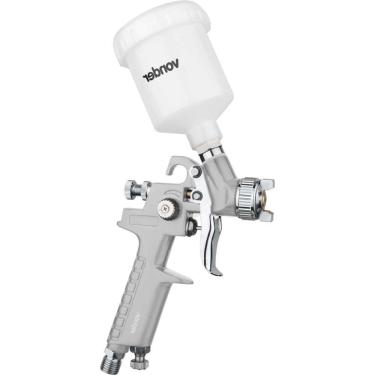 Imagem de Pistola de Pintura PGV125 Gravidade Precisão com Ajuste de Leque Inox Vonder 18CM 125ML