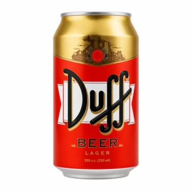 Imagem de Cerveja Importada Lager Duff Beer Homer Simpson Lata 330ml