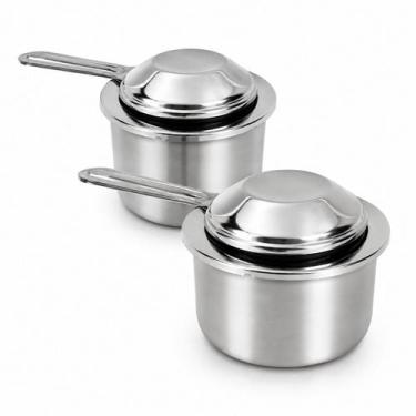 Imagem de Kit 02 Und Queimador inox fundo para rechaud Ravinox 000030