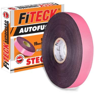 Imagem de Fita Isolante Auto Fusão Steck Fiteck SFT8010 para Emendas de Fios e Cabos 19MM X 10MTS Bivolt