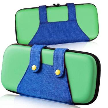 Imagem de Bolsa Case Compatível Com Nintendo Switch Jogos Cabos Proteção Viagem 