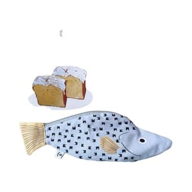 Imagem de Bolsa De Armazenamento Pequena E Divertida Com Formato De Peixe, Estoj