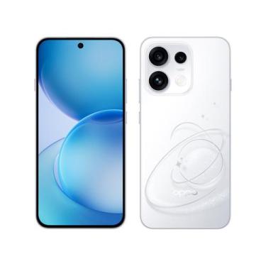 Imagem de Smartphone OPPO Reno16 F 256GB 5G 8GB RAM Branco Aura 6,57" Câm. Tripl