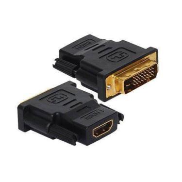 Imagem de Adaptador Dvi D Macho Para Hdmi Femea - EXBOM