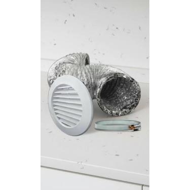 Imagem de Kit Exaustão Coifa Grelha 150mm Duto Flexível - Congratulations Store