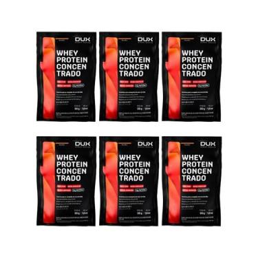 Imagem de Kit 6 sache whey protein 20g prot concentrado alta absorção baunilha d