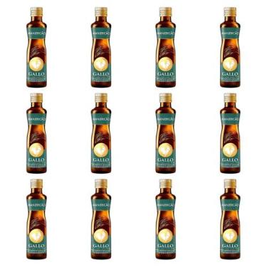 Imagem de Kit 12 Azeite Gallo Aromático Manjericão Vidro 250ML