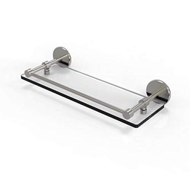 Imagem de Allied Brass P1000-1/16-GAL-SN Prateleira de vidro temperado de 40,6 cm, níquel acetinado