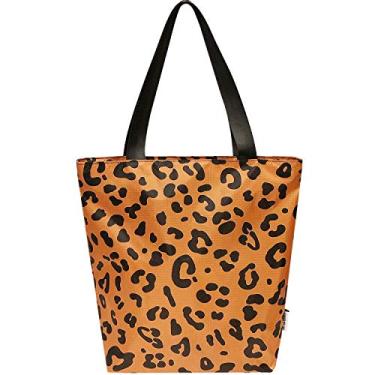 Imagem de Wrapables Bolsa de viagem Carryall Shopping com poliéster Ripstop durável – dobrável, à prova d'água e certificada OEKO-TEX, grande, savana