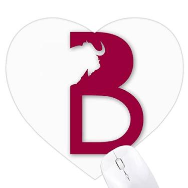 Imagem de Mouse pad Horse Grassland Migration Unity Heart Tapete de borracha para escritório