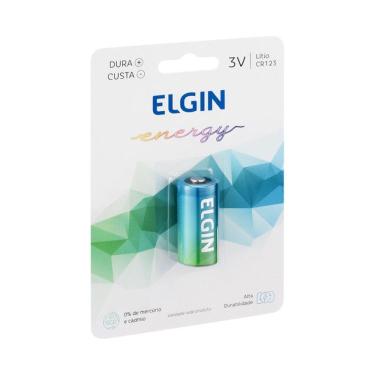 Imagem de Kit Com 2 Baterias Pilha 3V Cr123 Elgin Lithium