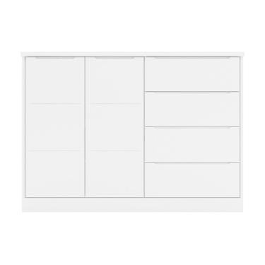 Imagem de Cômoda Infantil Pérola 100% MDF 10211 Branco Phoenix Baby