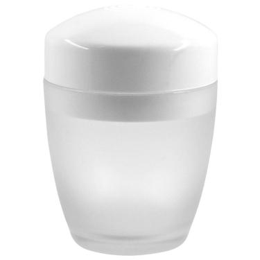 Imagem de Porta Algodão Cotonete Organizador De Banheiro Aspecto Fosco Branco