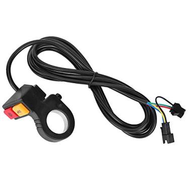 Imagem de Bot?o de interruptor de bicicleta,2 em 1 bot?o de interruptor de sinal de buzina de luz de cabe?a para motocicleta e scooter de bicicleta, interruptor de luz de buzina, Interruptor de bicicleta