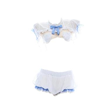 Imagem de SINROYEE French maid costume for women Maid Outfit Anime Cosplay Costume Sexy lingerie for cosplay (T0119)