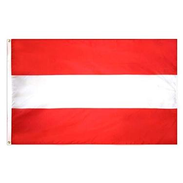 Imagem de Bandeira da Áustria 145cm x 90cm da Marca Minha Bandeira - Dupla Face