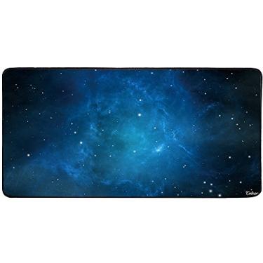 Imagem de Cmhoo Tapete de mouse pad grande para jogos XXL e teclado de mesa tamanho (90 x 40 x 0,1 pol, 90 x 40 azul celeste)