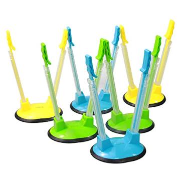 Imagem de Hompon Suporte baggy para saco de freezer, suporte para saco de freezer, suporte para saco com zíper, planejamento de refeições/suportes de saco de preparação para enchimento, pacote com 6/6 peças