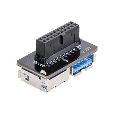 Imagem de Chenyang Placa mãe CY 20/19 Pin Box Header Slot toDual USB 3.0 A Tipo Adaptador Fêmea PCBA Tipo Plano
