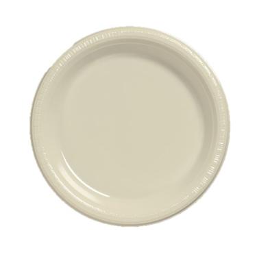 Imagem de Creative Converting Pratos de jantar de plástico Touch of Color 20 unidades, marfim