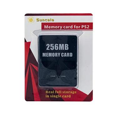 Imagem de Suncala Cartão de memória de 256 MB para PlayStation 2, cartão de memória de alta velocidade para Sony PS2-1 Pack, compatível com console de jogos