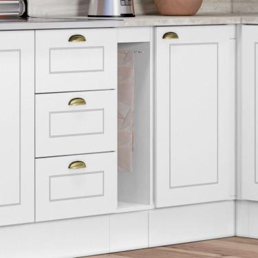 Imagem de Balcão Porta Toalha 200mm Emily Henn Branco HP