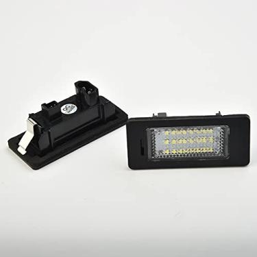 Imagem de 2X 12V LED Placa de Licença Lâmpada Para BMW E90 E92 E39 E60 E61 M5 E70 Super Brilhante Durable Iluminação Acessórios Do Caminhão Do Carro