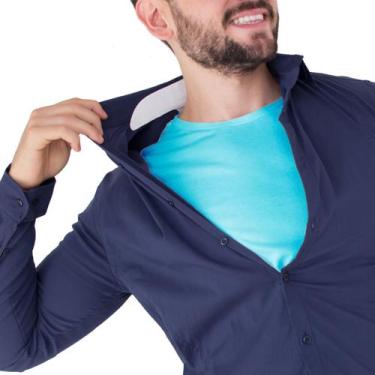 Imagem de Camisa Social Protetor Anti Manchas Do Colarinho Gola Collar Clean Kit