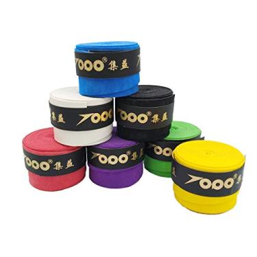 Imagem de Abovehill Grip fita antiderrapante super absorvente suor para raquete de tênis badminton, pacote com 7