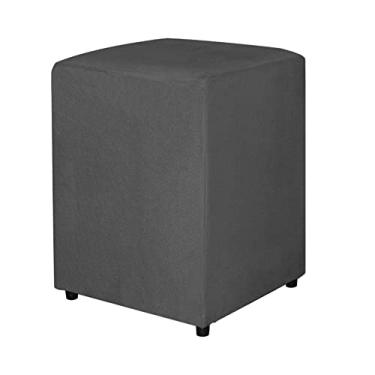 Imagem de Puff Quadrado Decorativo Para Sala Suede Cores - DS Estofados