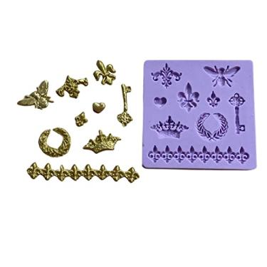 Imagem de Confeitaria dos moldes, F75 MOLDE DE SILICONE BROCHES CONFEITARIA BISCUIT