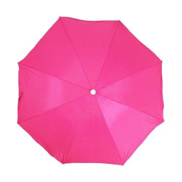 Imagem de Guarda Sol Classic Articulável 1,80m Nylon+Silver Coat Praia, Verão Rosa Bel Ref.19200