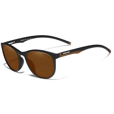 Imagem de Óculos de Sol Masculino Kingseven Square Casual com Proteção Polarizados UV400 9007T (C1)