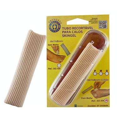 Imagem de Tubo Recortável para Calos Skingel com Malha, Ortho Pauher, Nude, Grande