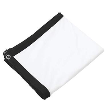 Imagem de Zhiyavex Projetor Portátil de Tela 16:9, Cortina de Projeção Leve e Dobrável, Excelente Ferramenta de Projeção de Vídeo para Home Theater, Cinema Em Ambientes Internos e Externos (100 polegadas)