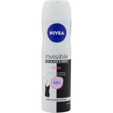 Imagem de Desodorante Antitranspirante Aerosol Nivea Invisible Black &Amp White
