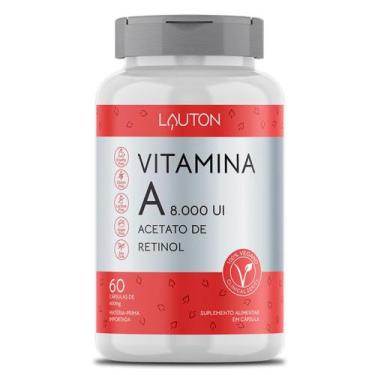Imagem de Vitamina A (8000Ui) 60 Cápsulas - Lauton Nutrition