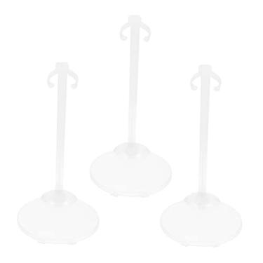 Imagem de ibasenice 12 Peças Cabide De Boneca Porta Vestido De Boneca Suporte Para Boneca Vestido De Brinquedo Suporte De Exibição De Boneca De Janela Ficar Mini Display Moldura De Suporte Bebê Pp