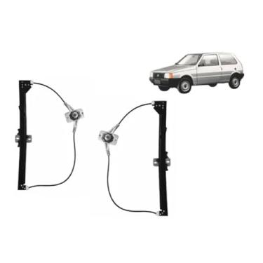 Imagem de PAR Maquina Vidro Uno Premio Elba 2p Esq + DIR Manual