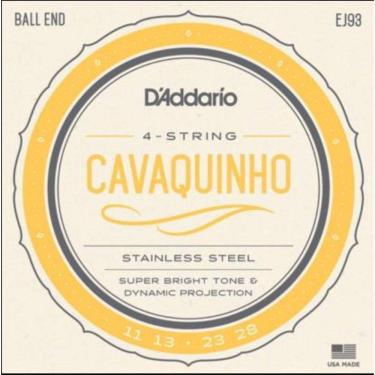 Imagem de Encordoamento para Cavaquinho EJ93 Stainless Steel Wound .011 .013 .023 .028