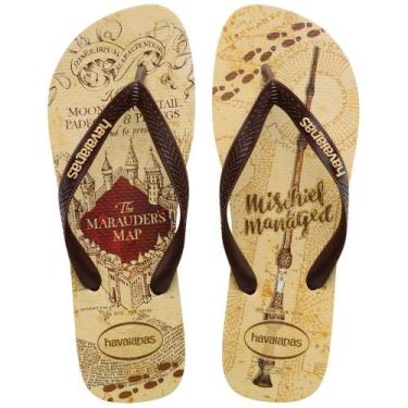 Imagem de Chinelo Havaianas Harry Potter Dourado