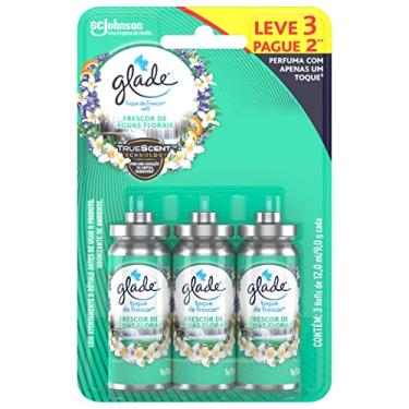 Imagem de Glade Aromatizador de Ambiente Spray Refil, Odorizador de Ambiente Frescor de Águas Florais, Leve 3 Pague 2, 12ml cada