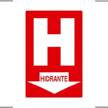 Imagem de Placa De Sinalização Hidrante 20x30 Ekomunike - X-721 F9e