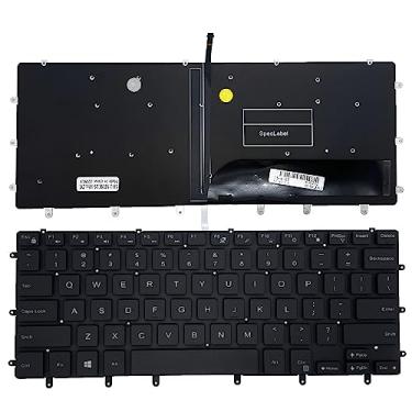 Imagem de Teclado Peidesi US retroiluminação compatível com Dell XPS 9550 9560 9570 Inspiron 15 7558 7568 Precision 5510 M5510 5520 5530 retroiluminado 0VC22N 0GDT9F