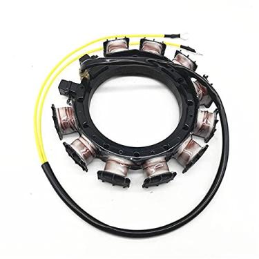 Imagem de MOTOCEO Estator para motor de popa Mercury Mariner 10Amp 174-4793 398-3587 398-3618 398-3633 398-4792 398-4793 398-5232 1968-1979 65 80 85 90 11 5 125 135 140 150HP 4/6Cylinder 2Stroke Inline 800 850